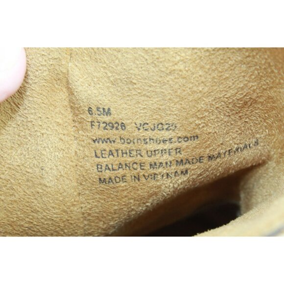 Born Eila Women's Brown Distressed Suede Side Zip Buckle Ankle Boots Size 6.5 M - Picture 8 of 9